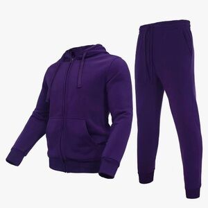 ZUSMEN Purple Men's Tracksuit size 3XL NWOT.